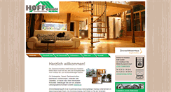 Desktop Screenshot of holzbau-hoff.de
